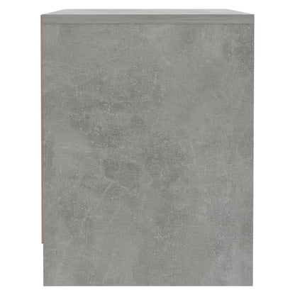Mesa de cabeceira 45x34x44,5cm derivados madeira cinza cimento