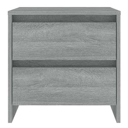 Mesa de cabeceira 45x34,5x44,5 cm aglomerado sonoma cinzento