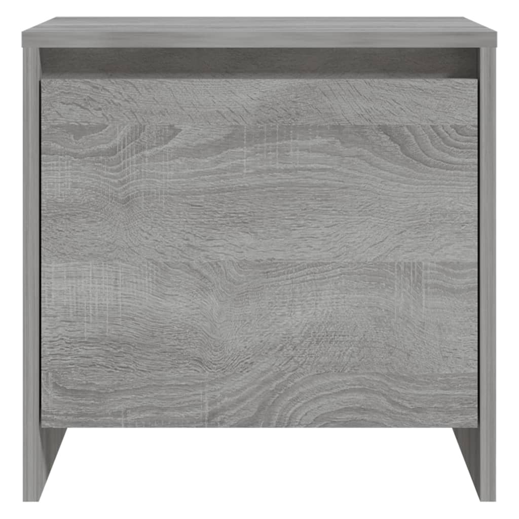 Mesa cabeceira 45x34x44,5cm derivados madeira sonoma cinza