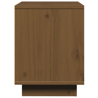 Mesas de cabeceira 2 pcs 40x30x40 cm pinho maciço castanho mel