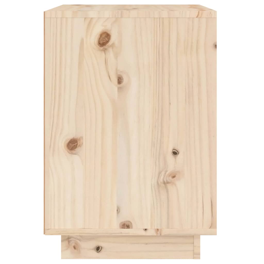 Mesas de cabeceira 2 pcs 40x35x50 cm madeira de pinho maciça