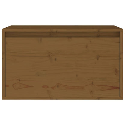 Armário de parede 60x30x35 cm pinho maciço castanho mel