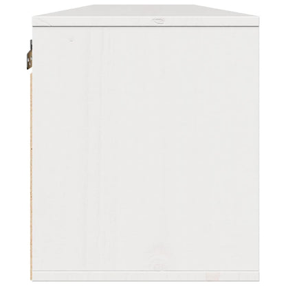 Armários de parede 2 pcs 80x30x35 cm pinho maciço branco