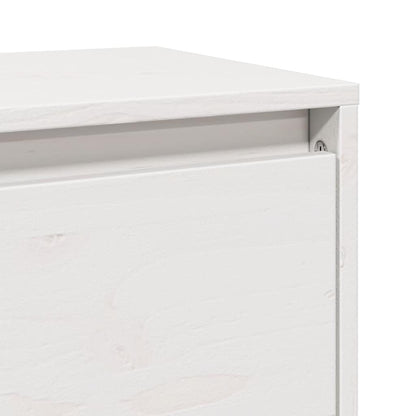 Armários de parede 2 pcs 80x30x35 cm pinho maciço branco