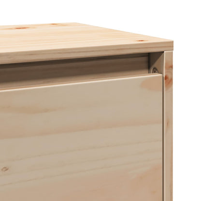Armários de parede 2 pcs 100x30x35 cm pinho maciço cinza