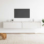 Armários de parede 2 pcs 100x30x35 cm pinho maciço branco