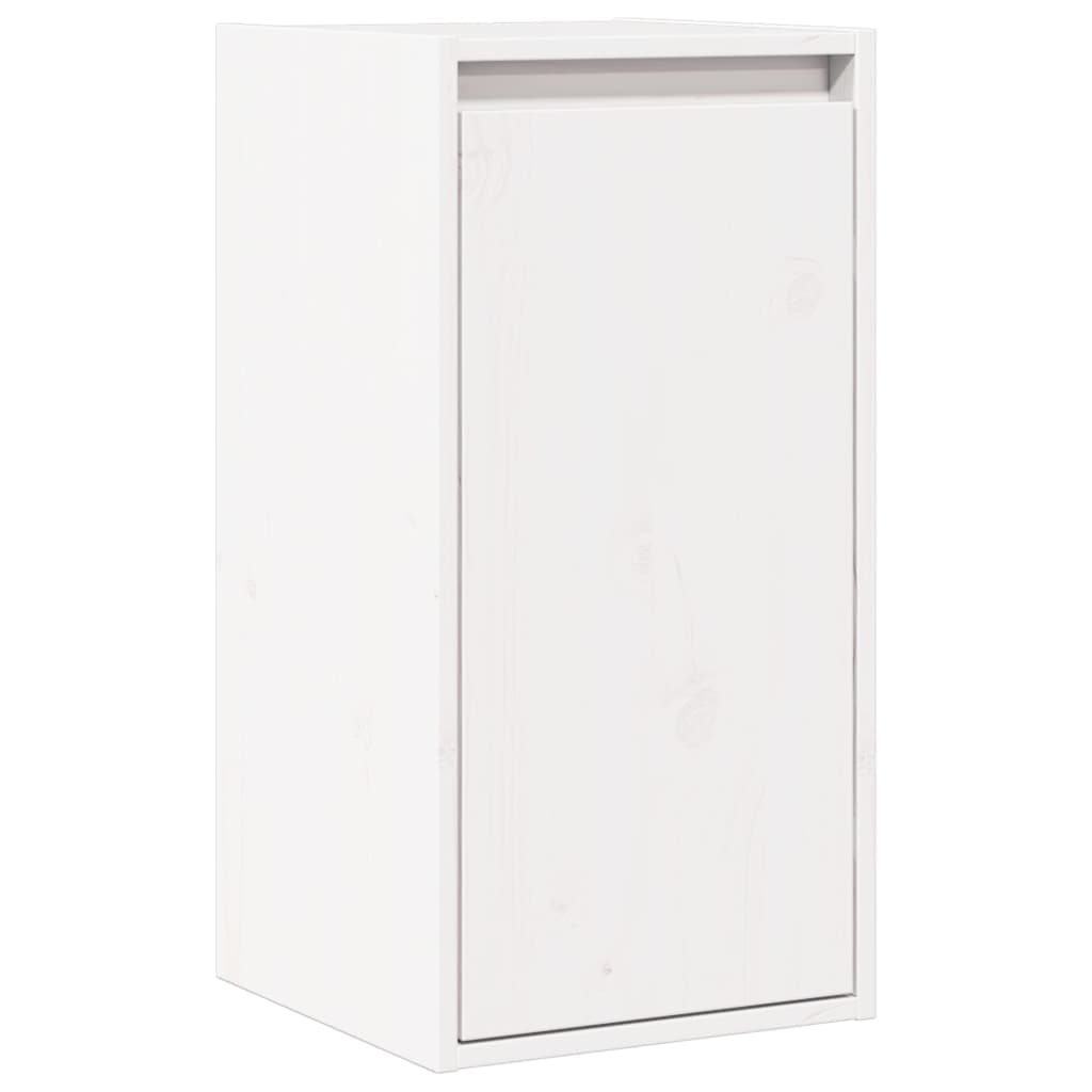 Mesas de cabeceira 2 pcs 30x30x60 cm pinho maciço branco