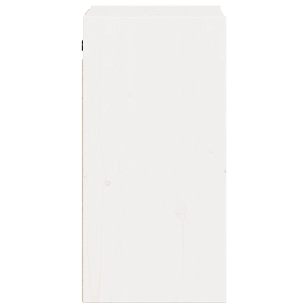 Mesas de cabeceira 2 pcs 30x30x60 cm pinho maciço branco