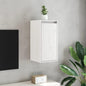 Mesas de cabeceira 2 pcs 30x30x60 cm pinho maciço branco