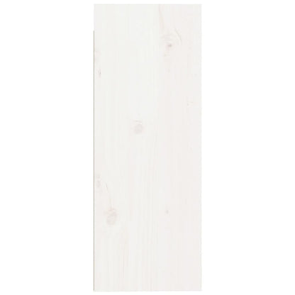 Armário de parede 30x30x80 cm madeira de pinho maciça branco