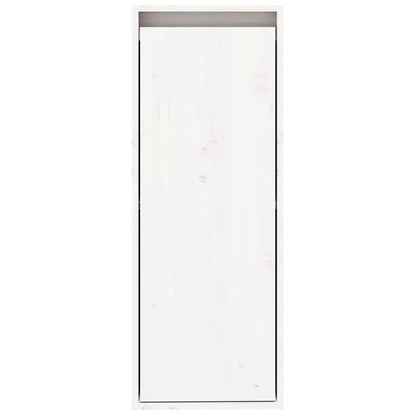 Mesas de cabeceira 2 pcs 30x30x80 cm pinho maciço branco