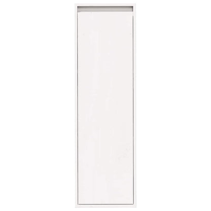 Armários de parede 2 pcs 30x30x100 cm pinho maciço branco