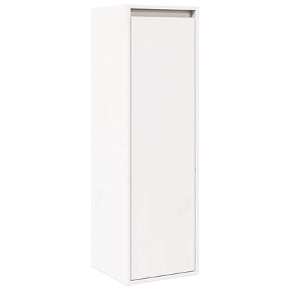 Armários de parede 2 pcs 30x30x100 cm pinho maciço branco