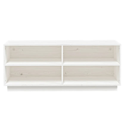 Sapateira 110x34x45 cm madeira de pinho maciça branco