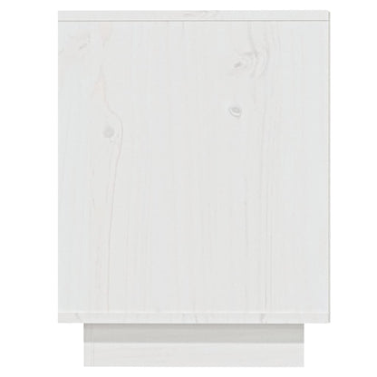 Sapateira 110x34x45 cm madeira de pinho maciça branco