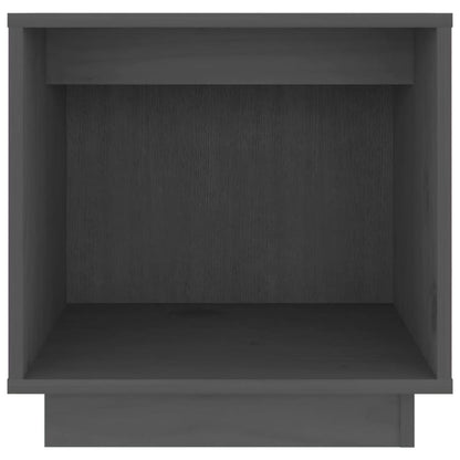 Mesas de cabeceira 2 pcs 40x30x40 cm pinho maciço cinza