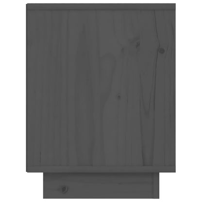 Mesas de cabeceira 2 pcs 40x30x40 cm pinho maciço cinza