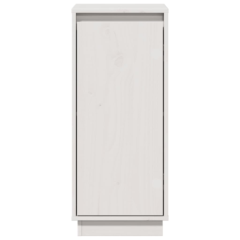 Aparador 31,5x34x75 cm madeira de pinho maciça branco