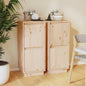 Aparadores 2 pcs 31,5x34x75 cm madeira de pinho maciça