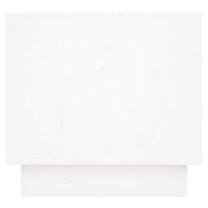 Mesas de cabeceira 2 pcs 35x34x32 cm pinho maciço branco