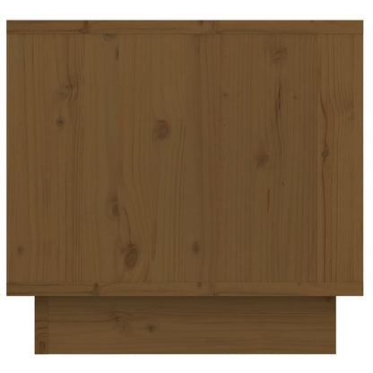 Mesas de cabeceira 2 pcs 35x34x32 cm pinho maciço castanho mel