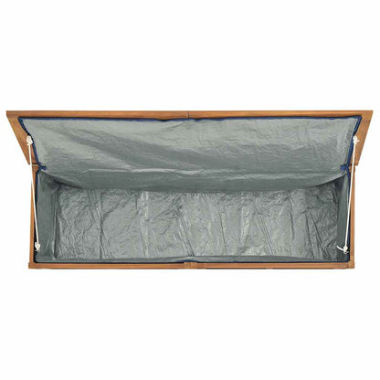 Caixa para jardim 150x50x55 cm madeira de teca maciça