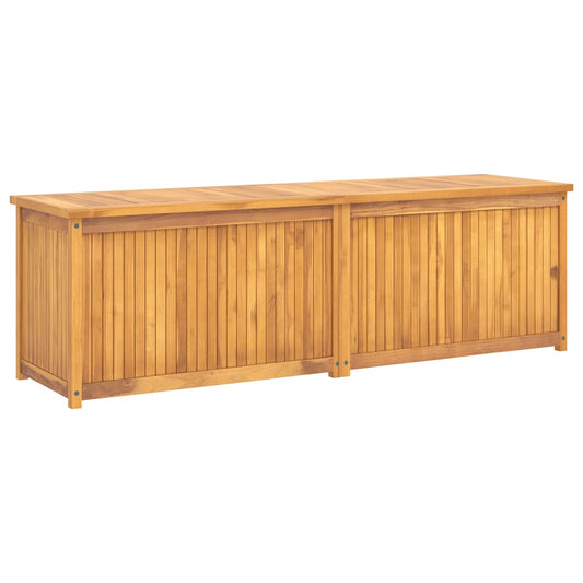 Caixa para jardim 175x50x55 cm madeira de teca maciça