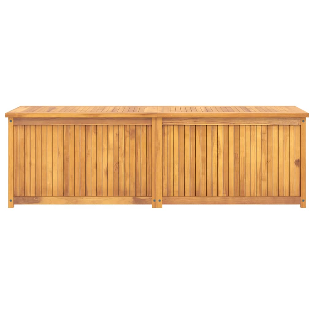 Caixa para jardim 175x50x55 cm madeira de teca maciça