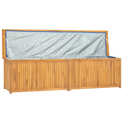 Caixa para jardim 200x50x55 cm madeira de teca maciça
