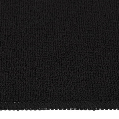 Tapetes antiderrapantes retang. p/ escadas 15pcs 60x25 cm preto