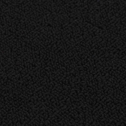 Tapetes antiderrapantes retang. p/ escadas 15pcs 60x25 cm preto