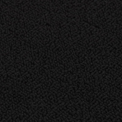 Tapetes antiderrapantes retang. p/ escadas 15pcs 75x20 cm preto