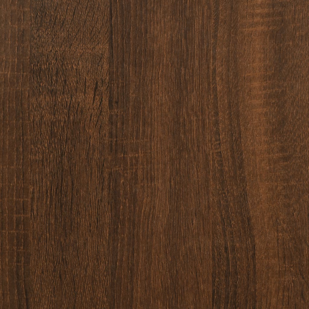 Armário máquina lavar roupa 64x25,5x190 cm carvalho castanho