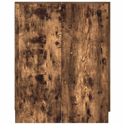 Armário máquina lavar roupa 71x71,5x91,5 cm carvalho fumado