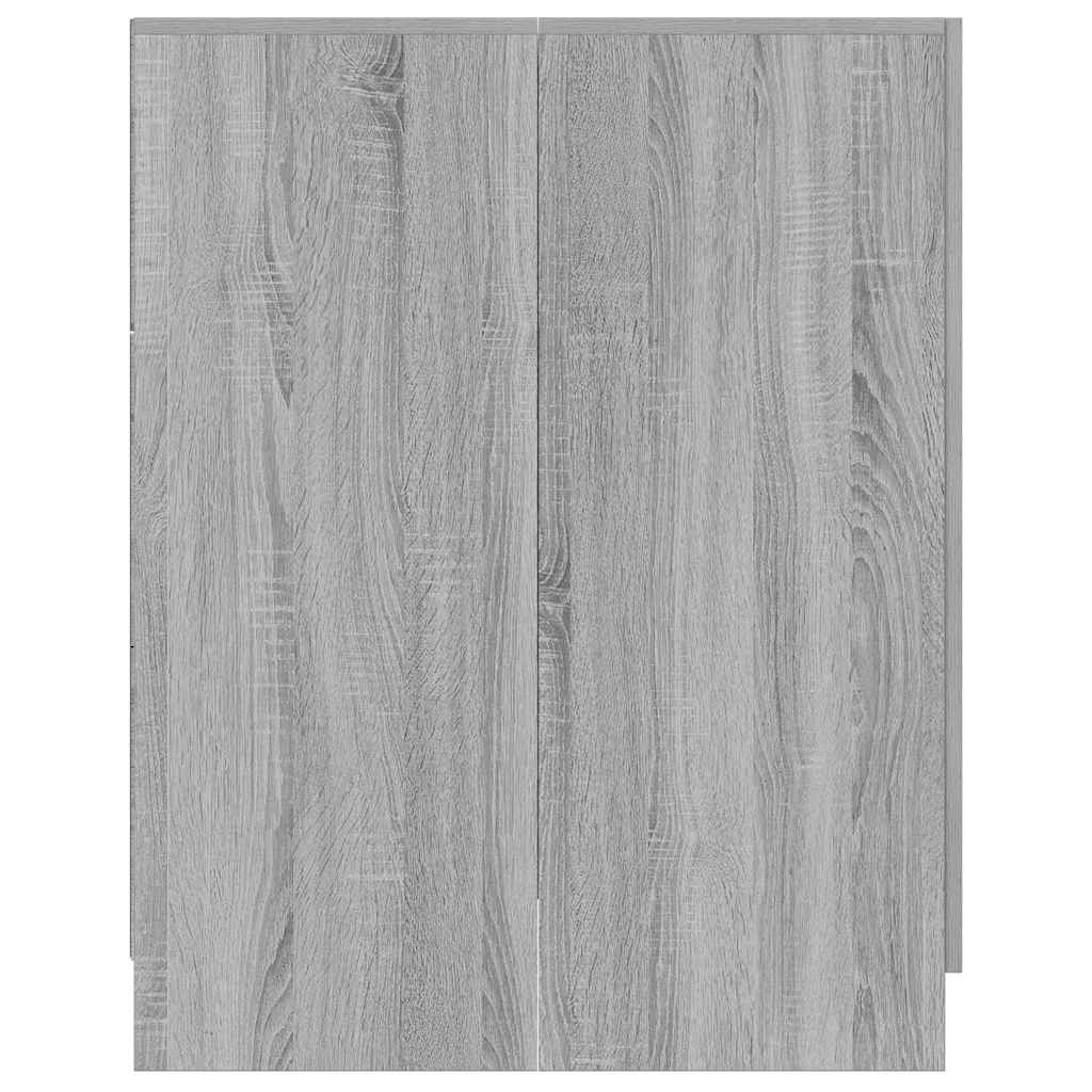 Armário máquina de lavar roupa 71x71,5x91,5 cm sonoma cinza