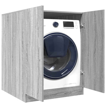 Armário máquina de lavar roupa 71x71,5x91,5 cm sonoma cinza