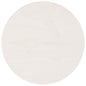 Tampo de mesa pinho maciço Ø30x2,5 cm branco