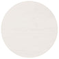 Tampo de mesa pinho maciço Ø40x2,5 cm branco