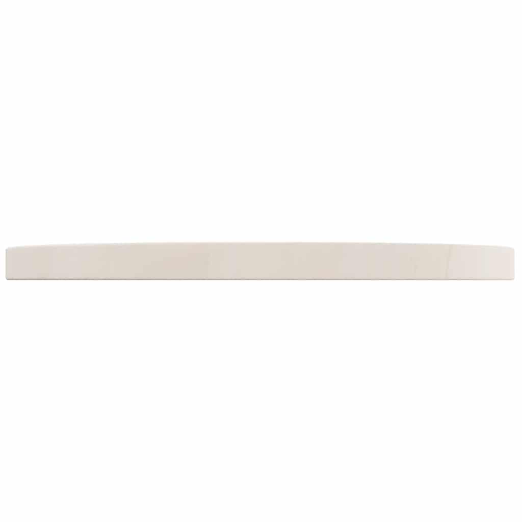 Tampo de mesa pinho maciço Ø40x2,5 cm branco