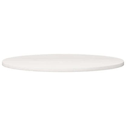Tampo de mesa pinho maciço Ø90x2,5 cm branco