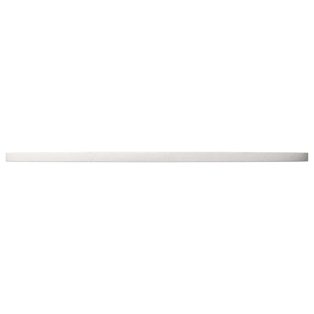 Tampo de mesa pinho maciço Ø90x2,5 cm branco