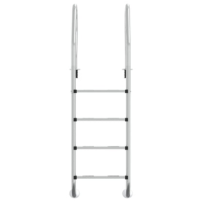 Escada de piscina 54x38x184,5 cm 304 aço inoxidável