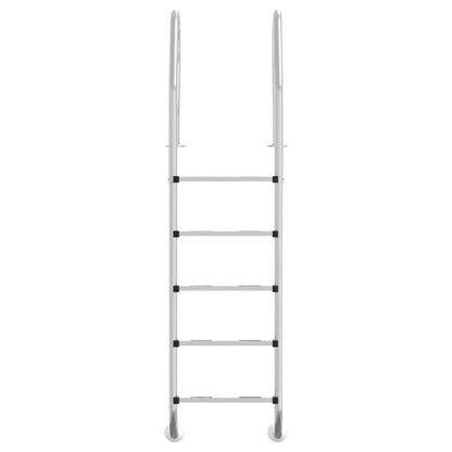 Escada de piscina 54x38x211 cm aço inoxidável 304