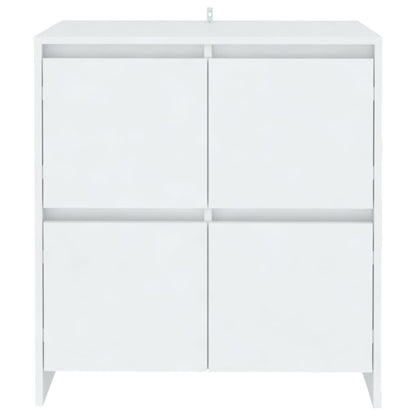 Aparadores 2 pcs 70x41x75 cm derivados de madeira branco