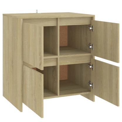 Aparadores 2 pcs derivados de madeira carvalho sonoma