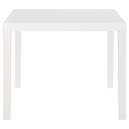 Mesa de jardim 150x90x72 cm PP branco