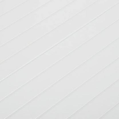 Mesa de jardim 150x90x72 cm PP branco