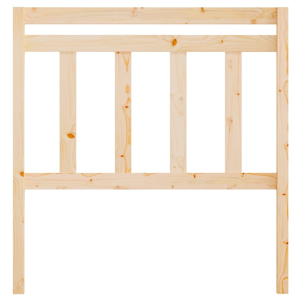 Cabeceira de cama 106x4x100 cm pinho maciço