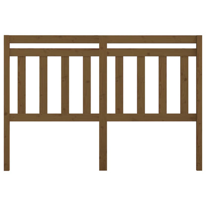 Cabeceira de cama 146x4x100 cm pinho maciço castanho mel