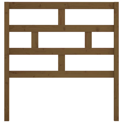 Cabeceira de cama 96x4x100 cm pinho maciço castanho mel